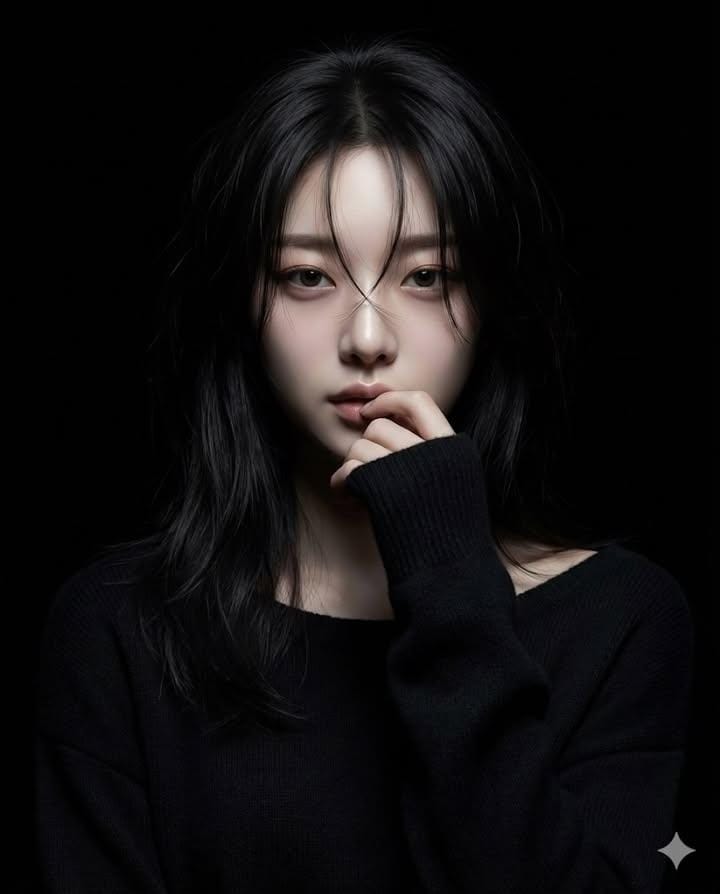 스포트라이트 아래 초현실 애니 포트레이트